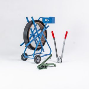 PORTAROLLO PARA FLEJE MANUAL DE PLASTICO